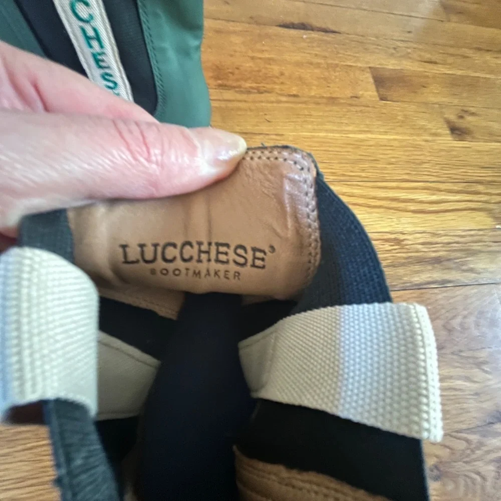 Lucchese Women’s Military Green Rain All-Weather Garden Boots Sz 8 women’s - Picture 5 of 7